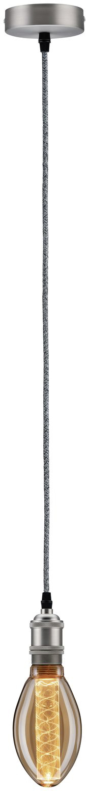 Paulmann Eldar 50385 Pendelleuchte LED E27 Grau, Nickel