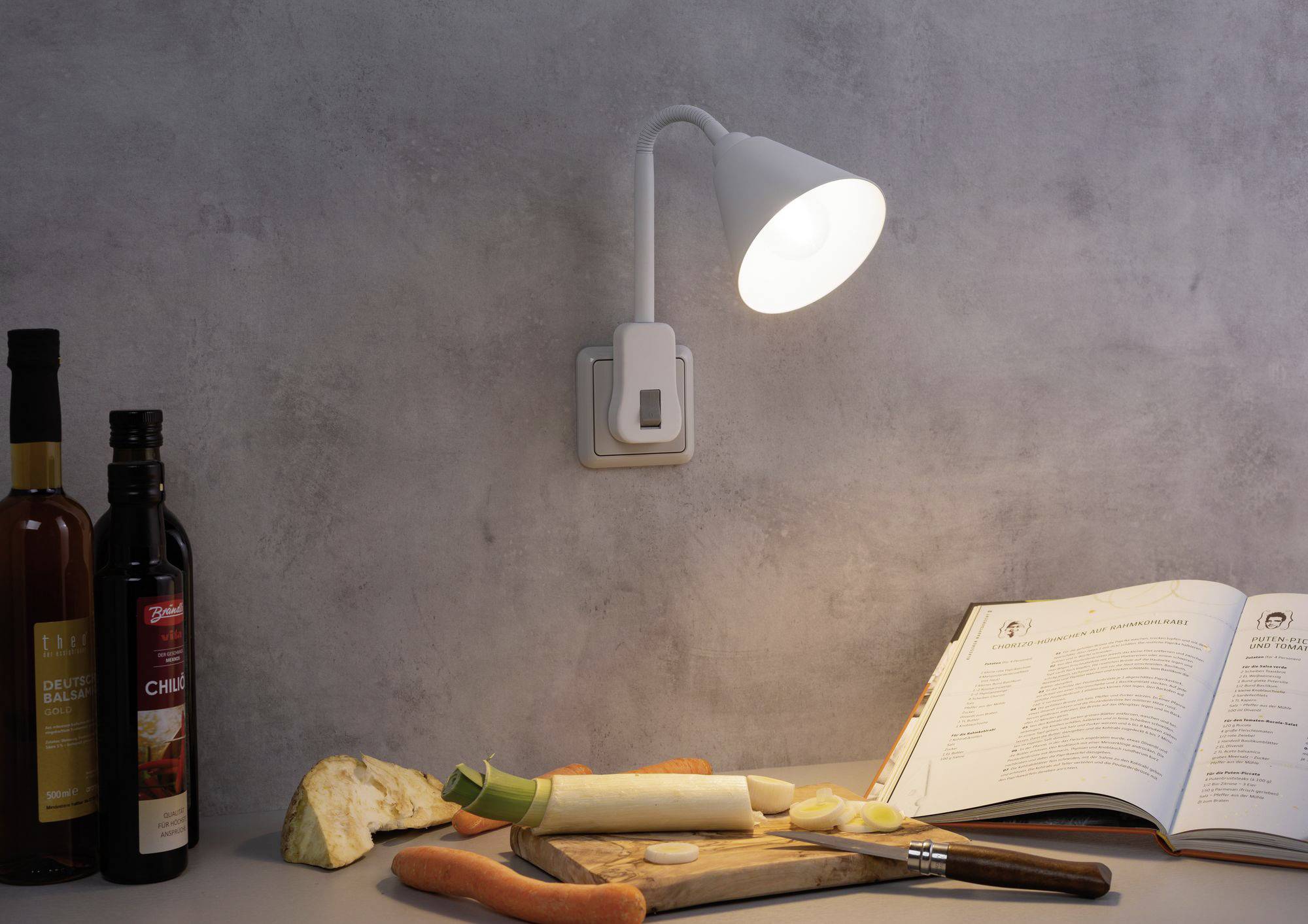 Paulmann Steckerl Junus Steckdosenlampe LED E14 Weiß