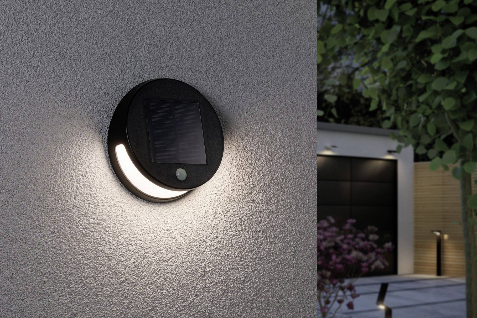 Paulmann 94265 Solar-Wandlampe 3 W Warmweiß Anthrazit