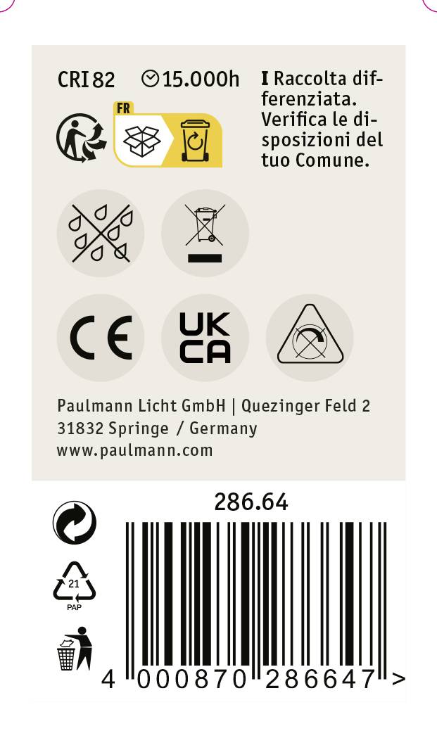 Paulmann 28664 LED EEK G (A - G) E27 Tropfenform 2.6 W = 22 W Warmweiß (Ø x H) 45 mm x 72 mm 1 St.