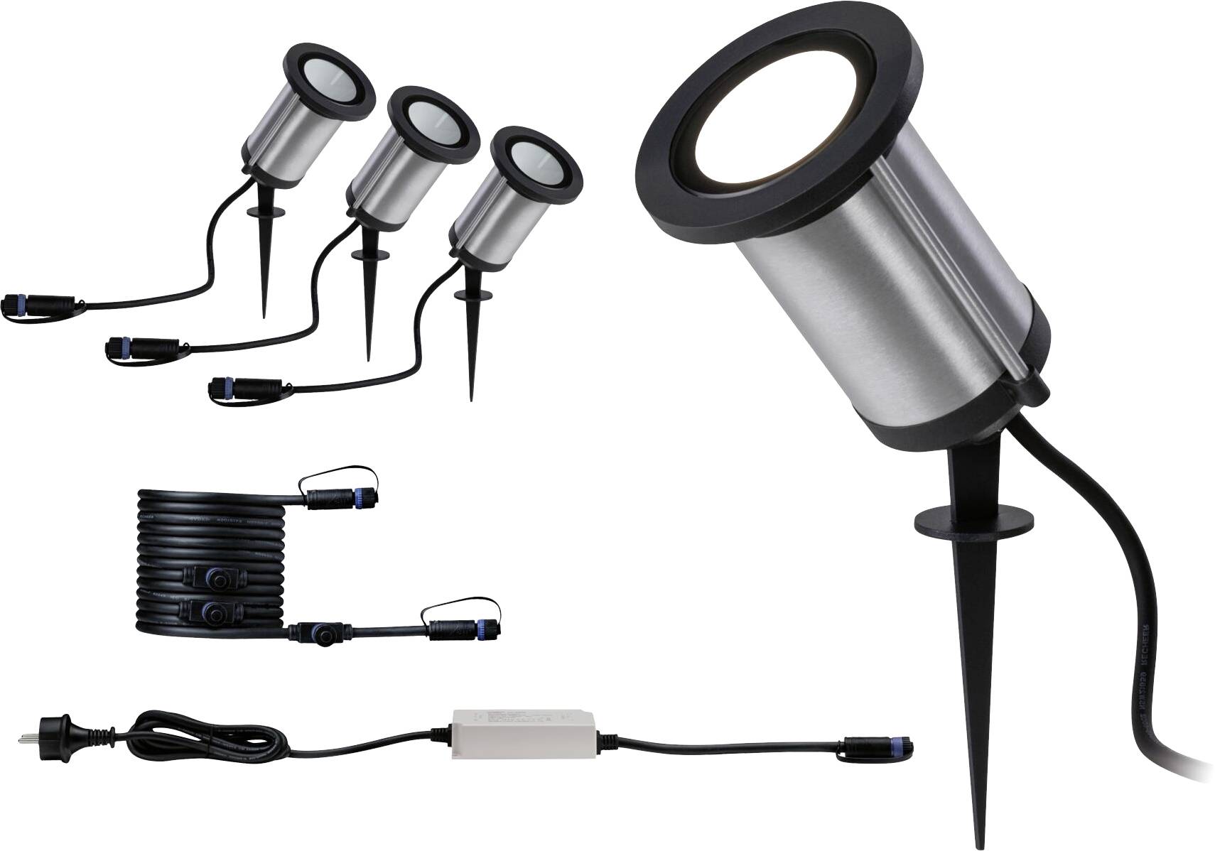 Paulmann Spot Classic 6W 94286 Beleuchtungssystem Plug & Shine LED 5.1 W Warmweiß Anthrazit