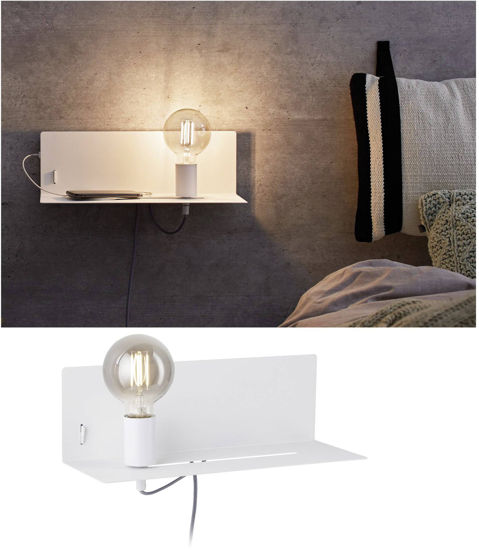 Paulmann Devara 78915 Wandleuchte E27 LED Weiß