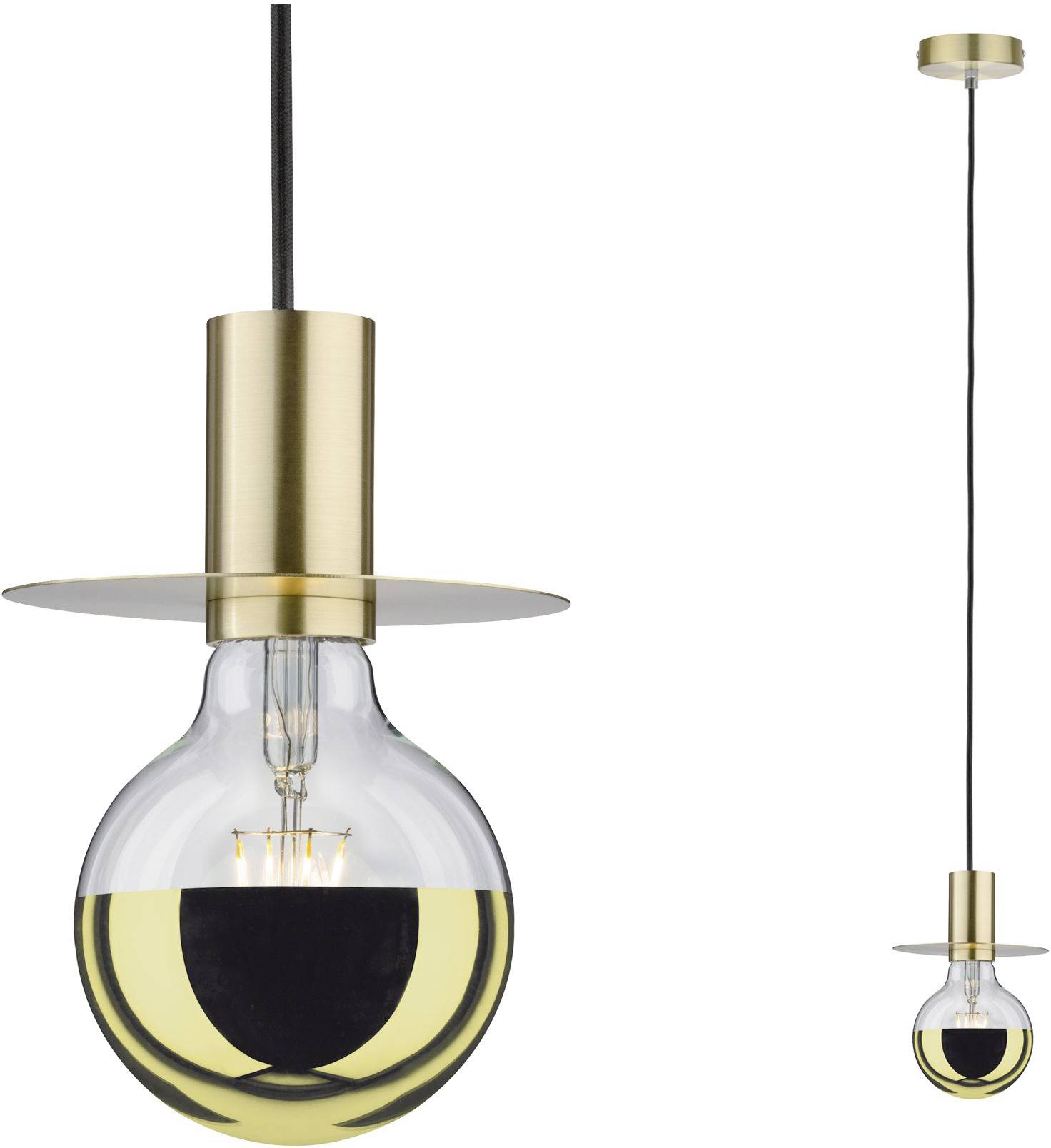 Paulmann Stian 79755 Pendelleuchte LED E27 Messing (gebürstet)