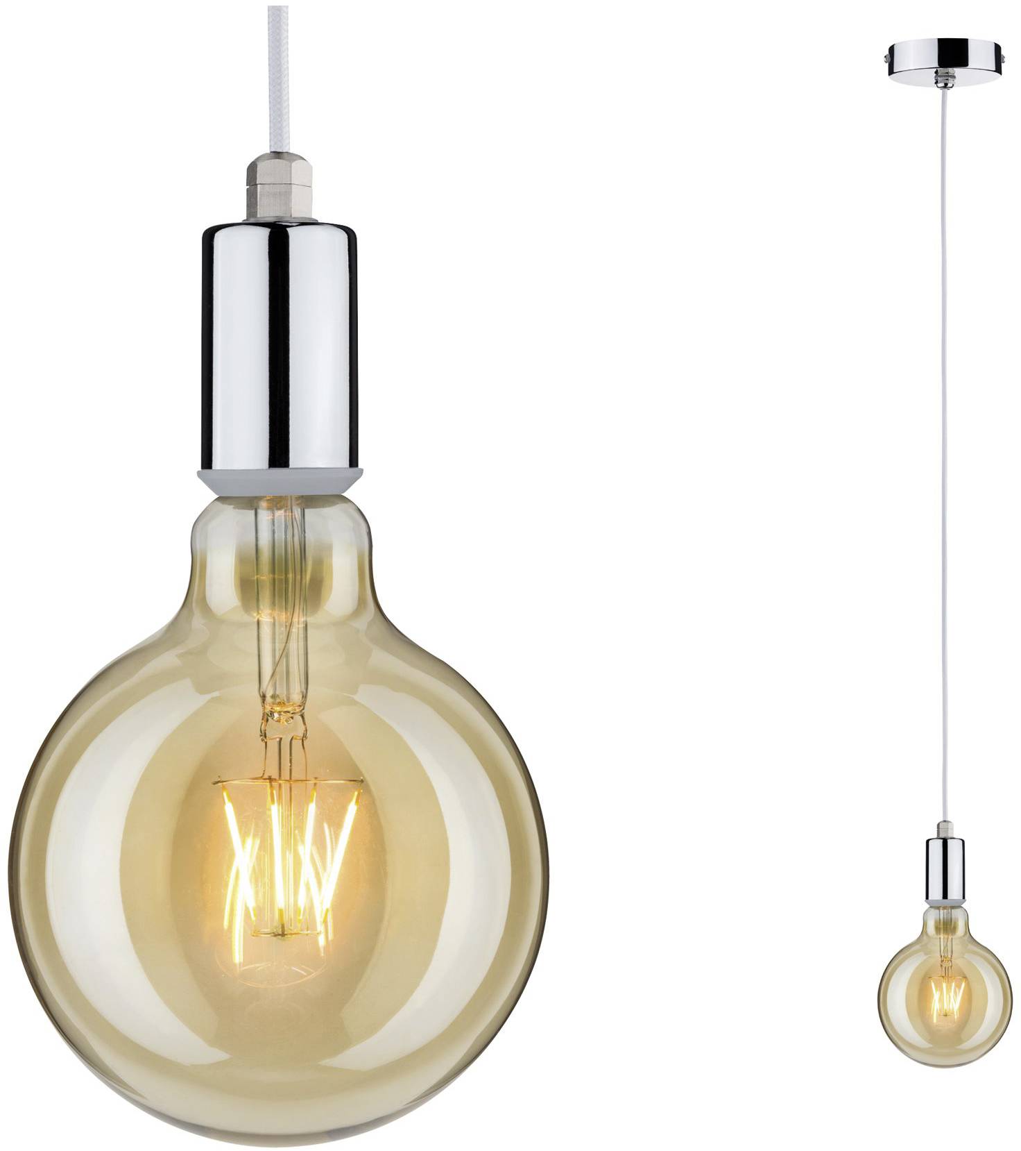 Paulmann Larus 79753 Pendelleuchte LED E27 Chrom