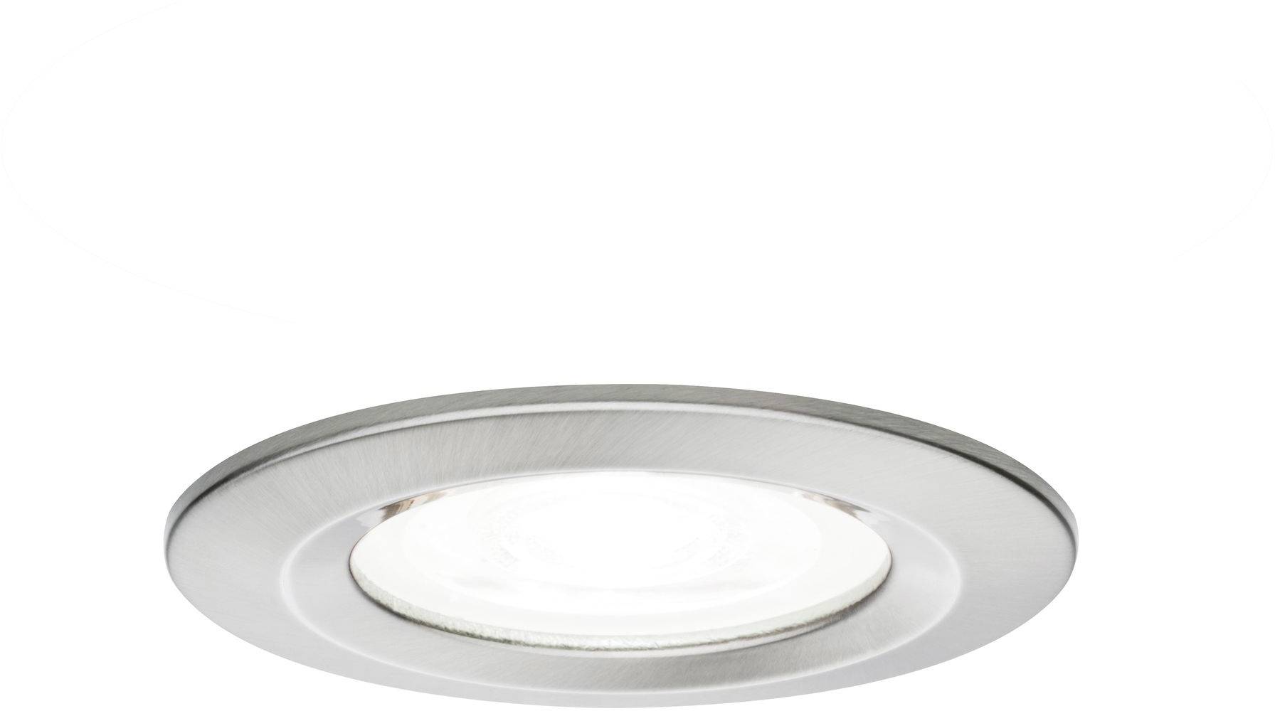 Paulmann 92983 LED-Einbauleuchte 3er Set LED GU10 19.8W Eisen (gebürstet)