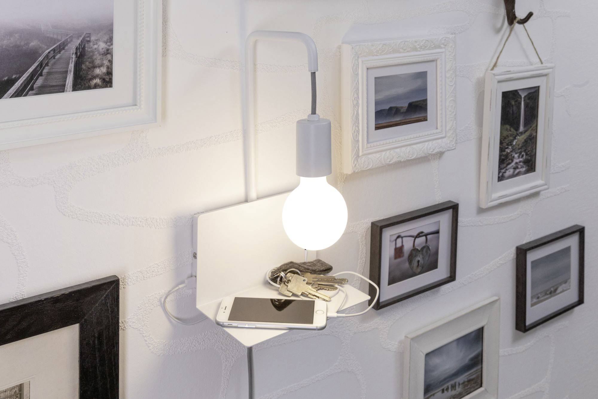 Paulmann Calvani 79812 Wandleuchte E27 LED Weiß