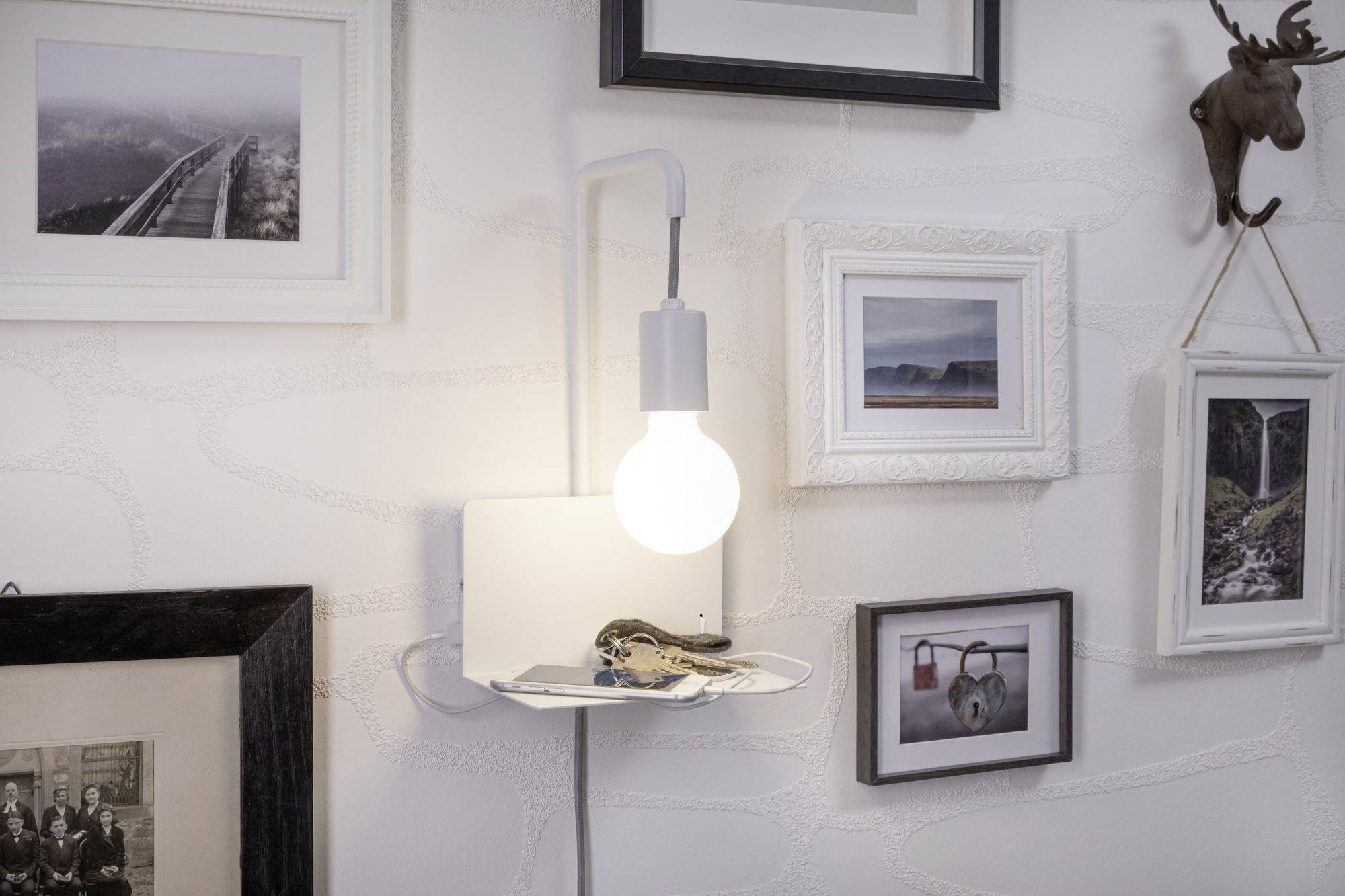 Paulmann Calvani 79812 Wandleuchte E27 LED Weiß