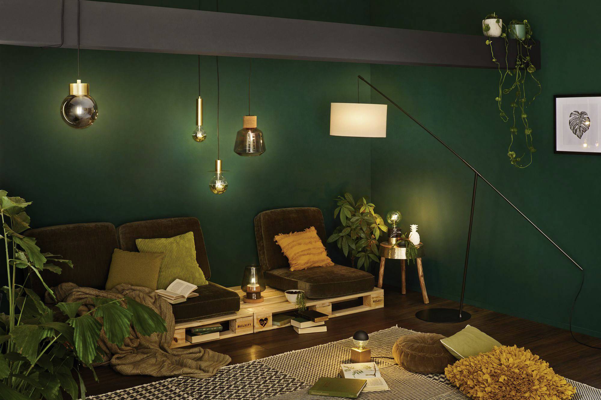 Paulmann 28679 LED EEK F (A - G) E27 Globeform 6.5W = 48W Warmweiß (Ø x H) 125mm x 174mm 1St.