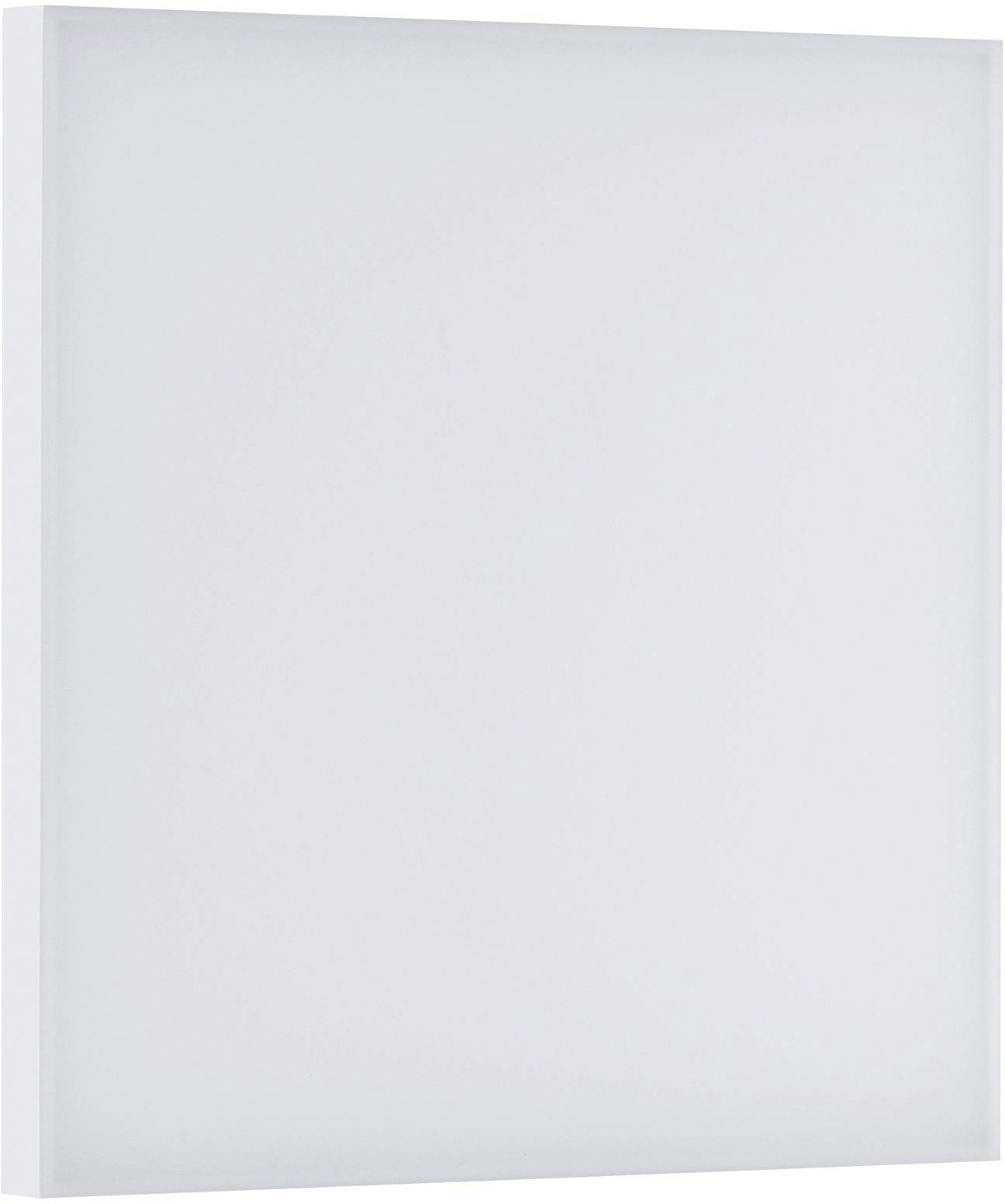Ein rechteckiges, weißes Flächen-LED-Panel mit dünnem Rahmen, geeignet zur Beleuchtung von Räumen in Büros oder Wohnbereichen.
