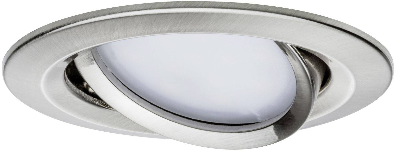 Paulmann 92964 LED-Einbauleuchte LED 5.2W Eisen (gebürstet)