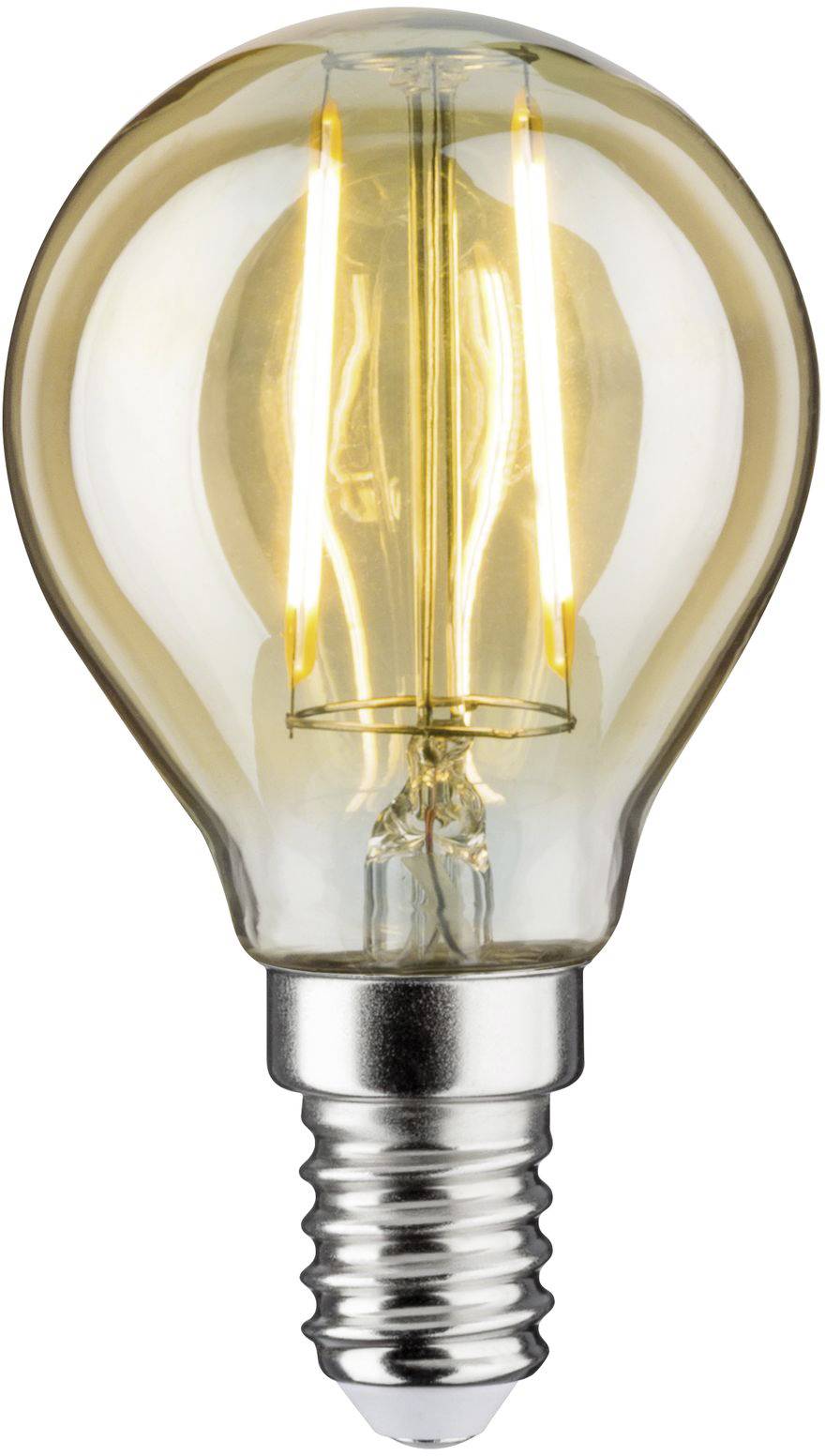 Paulmann 28712 LED EEK F (A - G) E14 Tropfenform 4.7W = 37W Gold (Ø x H) 45mm x 78mm 1St.