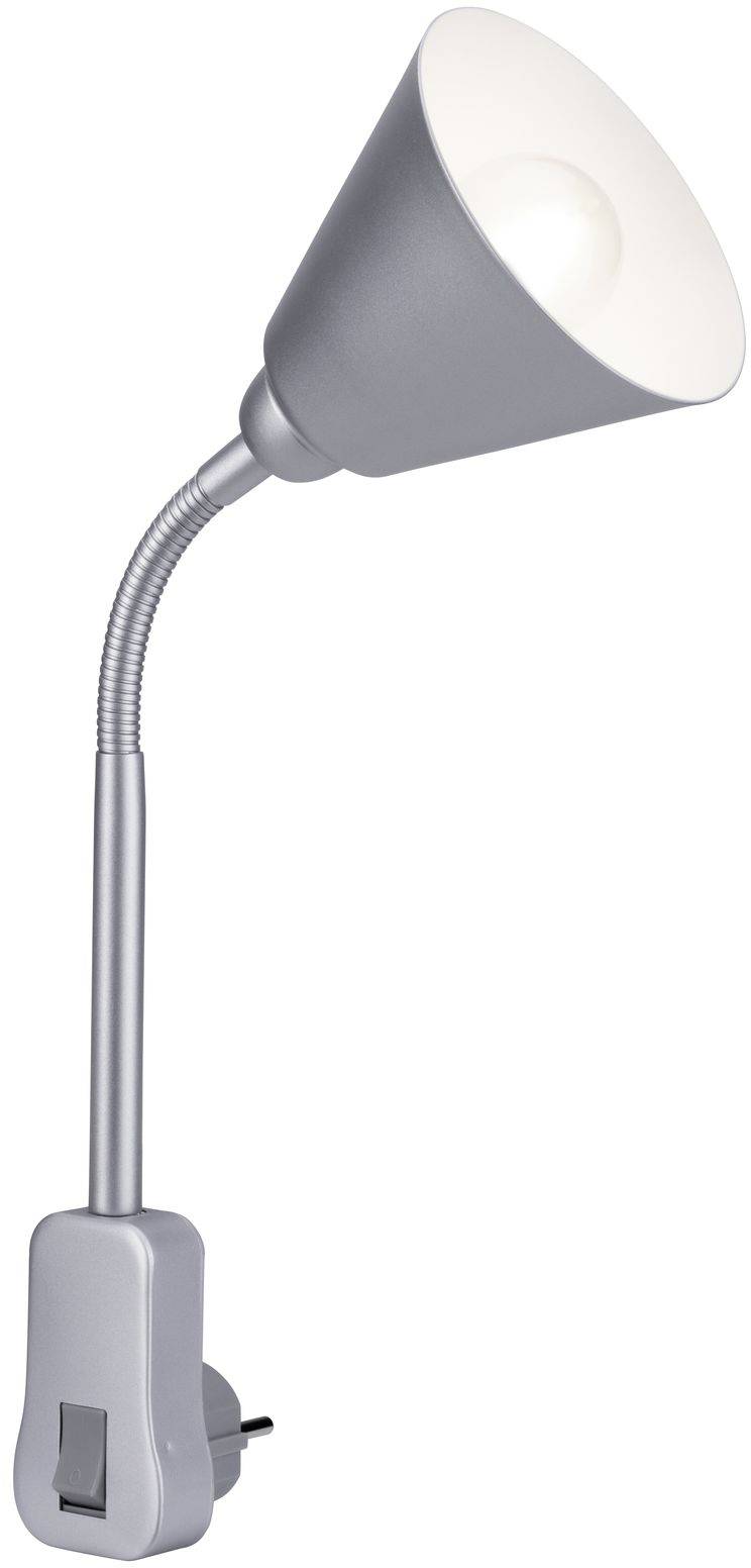 Paulmann Steckerl Junus Steckdosenlampe LED E14 Grau