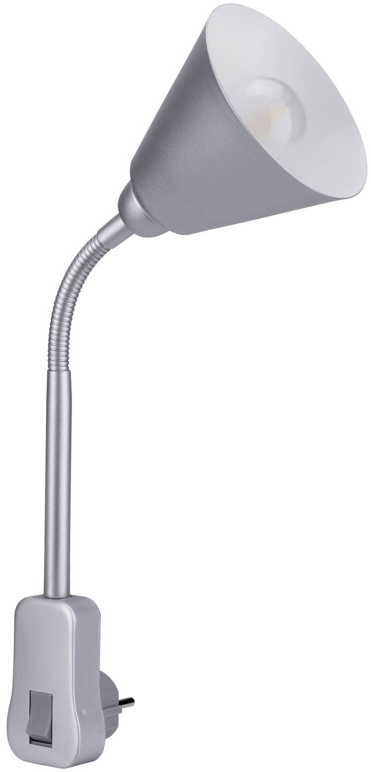 Paulmann Steckerl Junus Steckdosenlampe LED E14 Grau