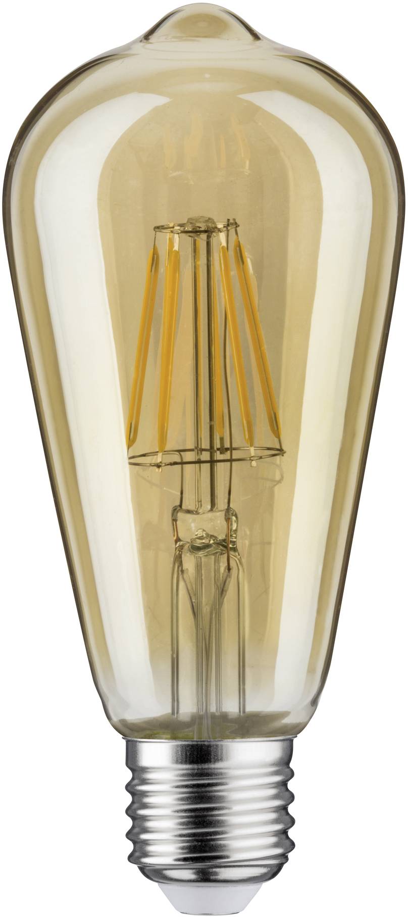 Paulmann 28523 LED E27 Spezialform 6W = 42W Gold (Ø x H) 64mm x 145mm 1St.