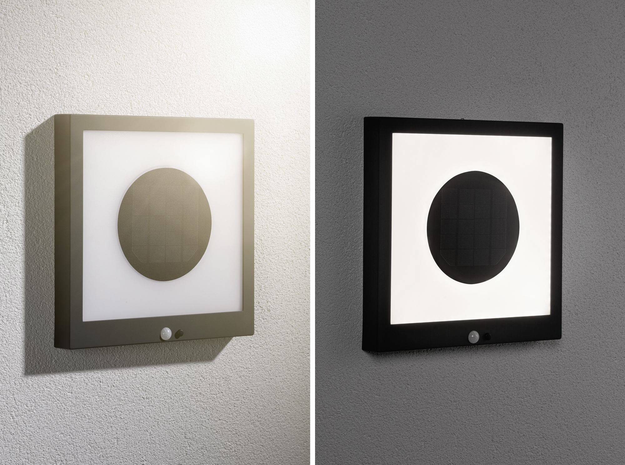 Paulmann 94263 Solar-Wandlampe 1.2W Warmweiß Anthrazit