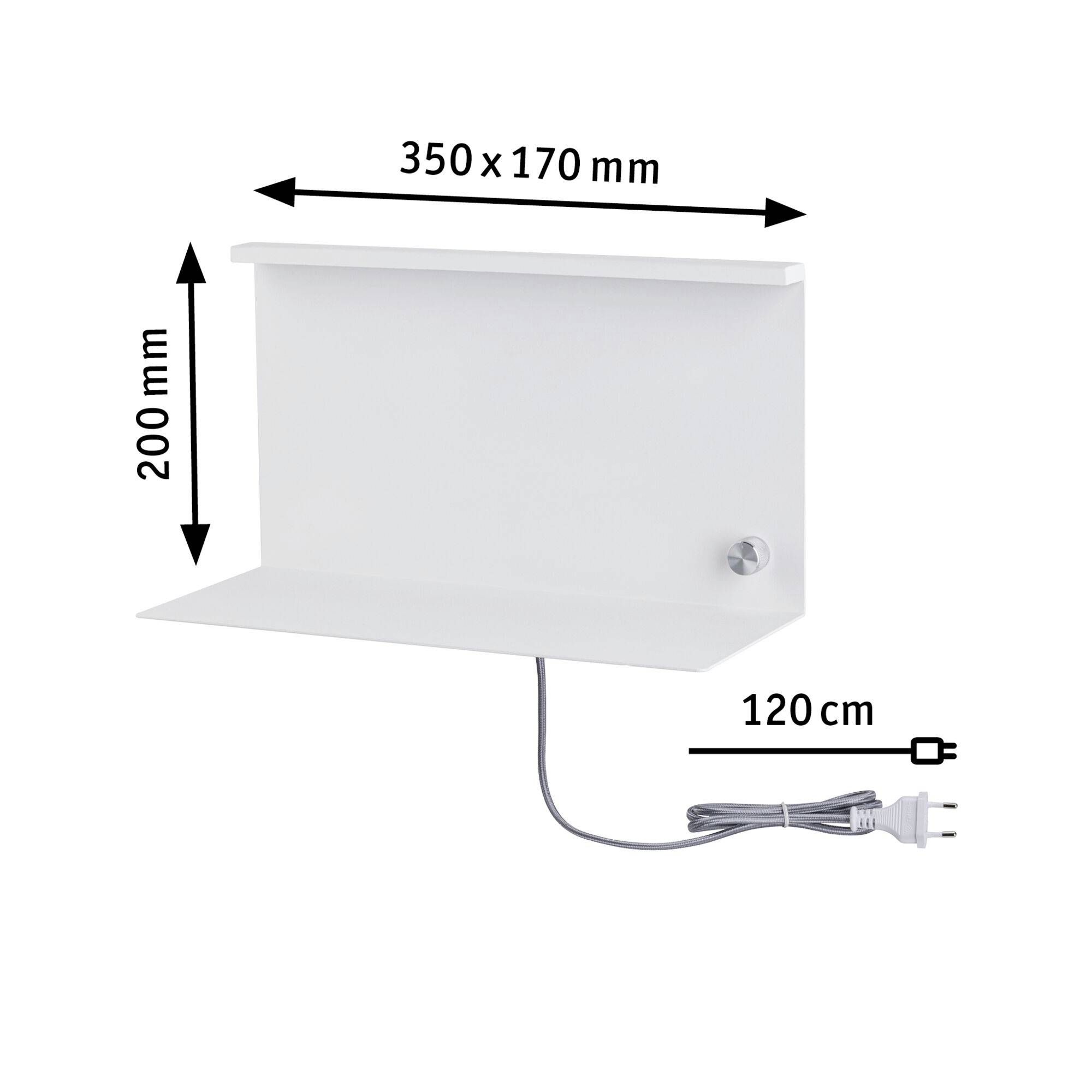 Paulmann Jarina 78916 LED-Wandleuchte 4.5W LED Weiß