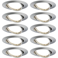 Paulmann 93399 LED-Einbauleuchte LED GU10 Eisen (gebürstet) Paulmann 93399 LED-Einbauleuchte LED GU10 Eisen (gebürstet)