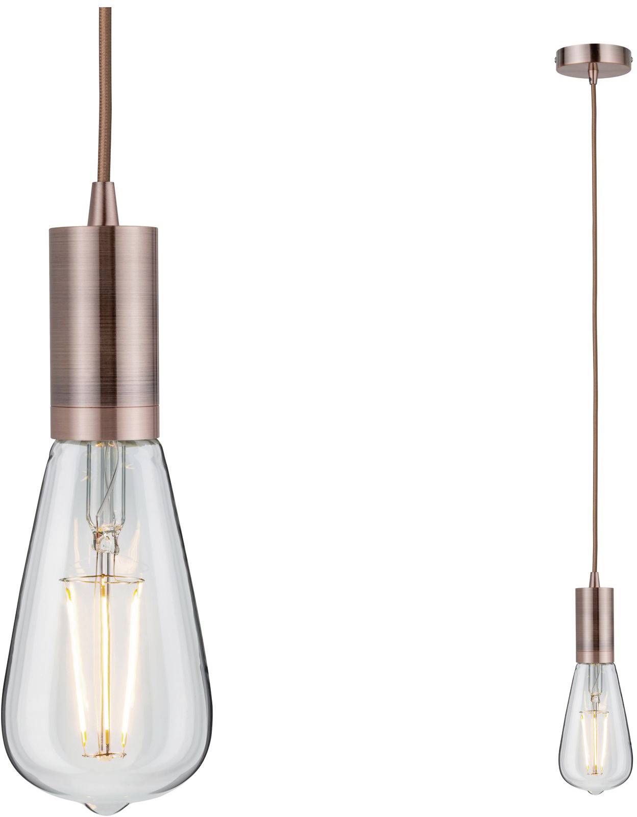 Paulmann Haldis 50387 Pendelleuchte LED E27 Kupfer