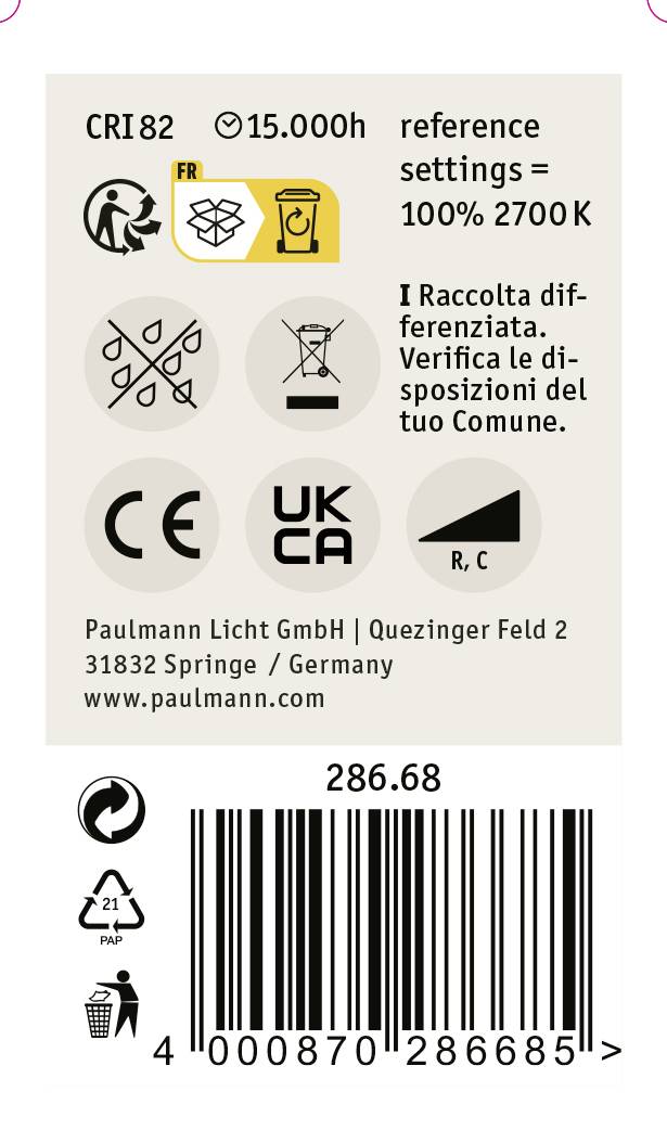 Paulmann 28668 LED EEK G (A - G) E27 Tropfenform 4.8W = 33W Warmweiß (Ø x H) 45mm x 72mm 1St.