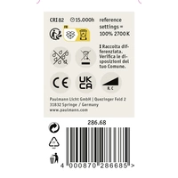 Paulmann 28668 LED EEK G (A - G) E27 Tropfenform 4.8W = 33W Warmweiß (Ø x H) 45mm x 72mm 1St. Paulmann 28668 LED EEK G (A - G) E27 Tropfenform 4.8W = 33W Warmweiß (Ø x H) 45mm x 72mm 1St.