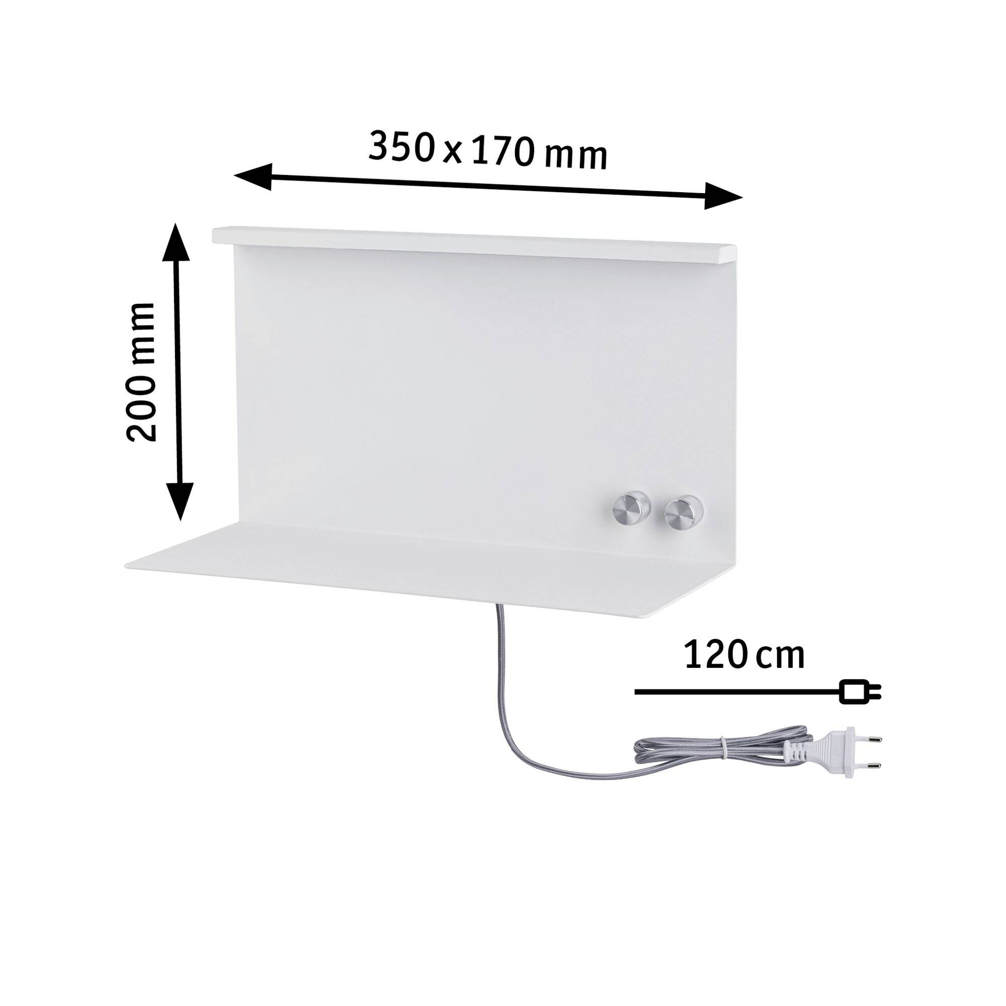 Paulmann Jarina 78919 LED-Wandleuchte 4.5W LED Weiß