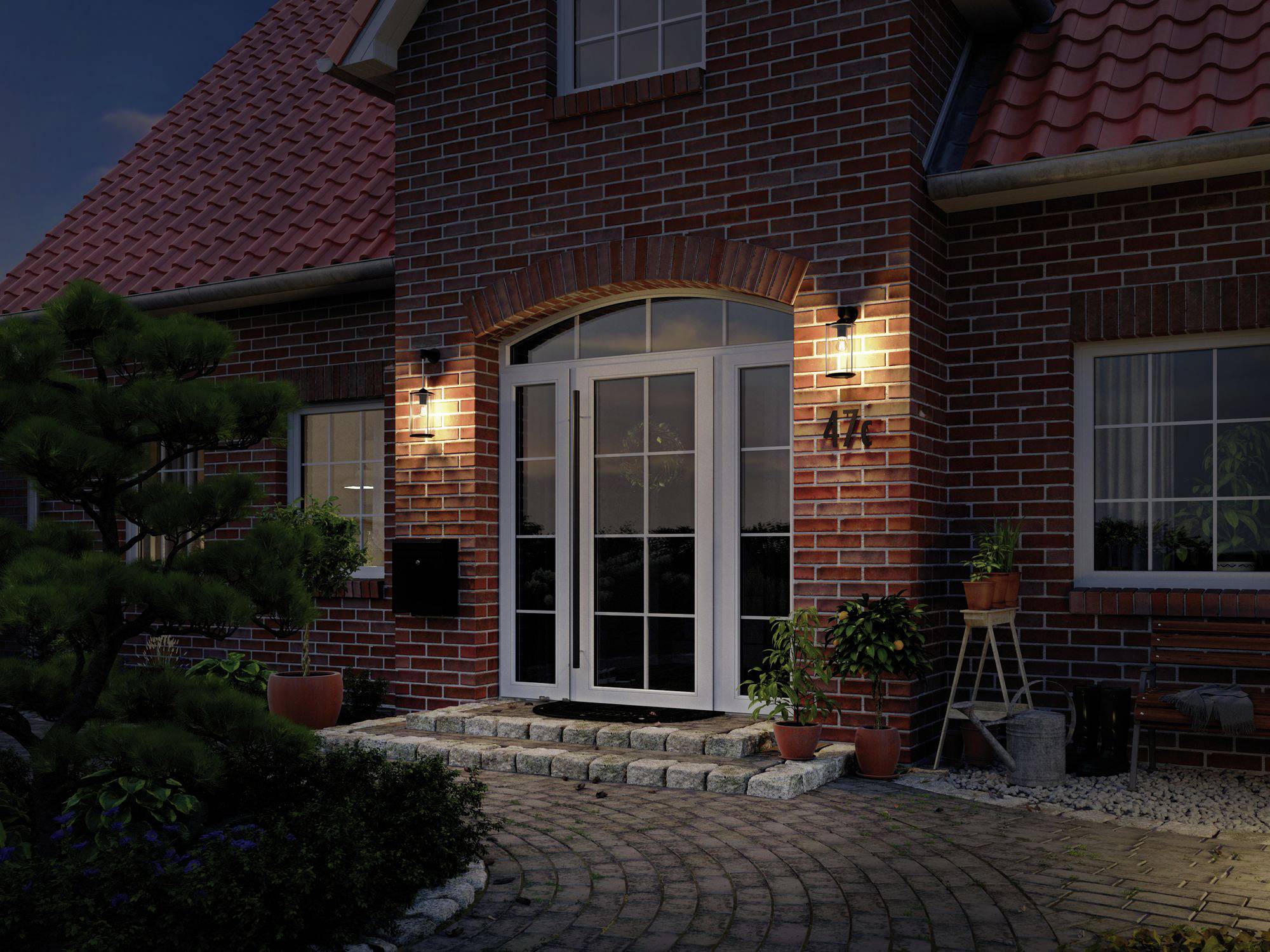 Paulmann 94281 Wandleuchte LED E27 Grau