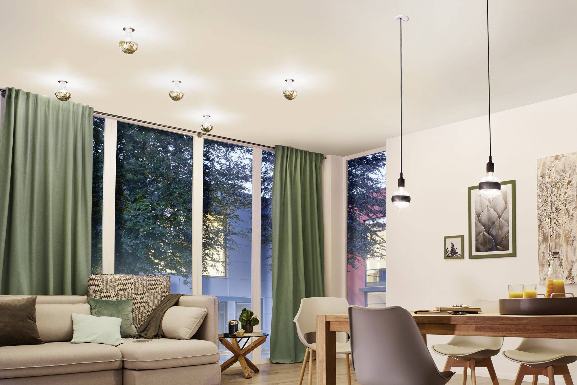 Paulmann 28682 LED EEK F (A - G) E27 Globeform 6.5 W = 50 W Warmweiß (Ø x H) 125 mm x 174 mm 1 St.