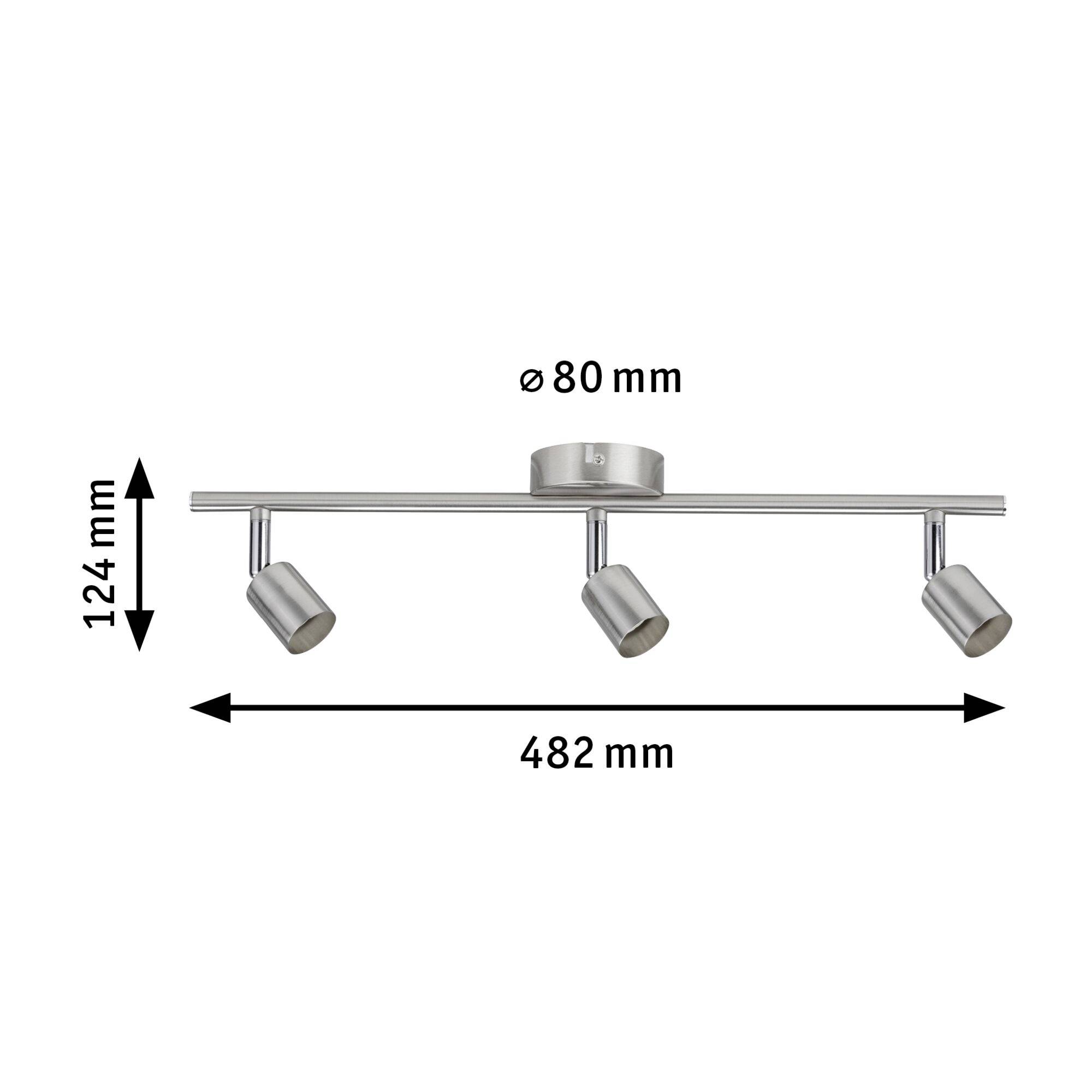 Paulmann Spotlight Carolina 66745 Wandleuchte GU10 LED Nickel (matt)
