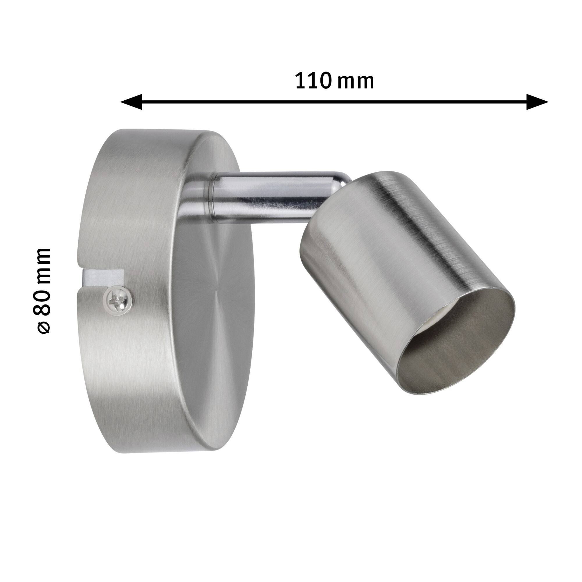 Paulmann Spotlight Carolina 66743 Wandleuchte GU10 LED Nickel (matt)