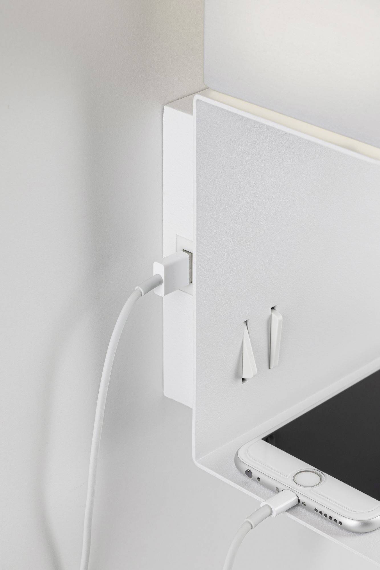 Paulmann Merani 78913 LED-Wandleuchte E27 2.5W LED Grau, Weiß