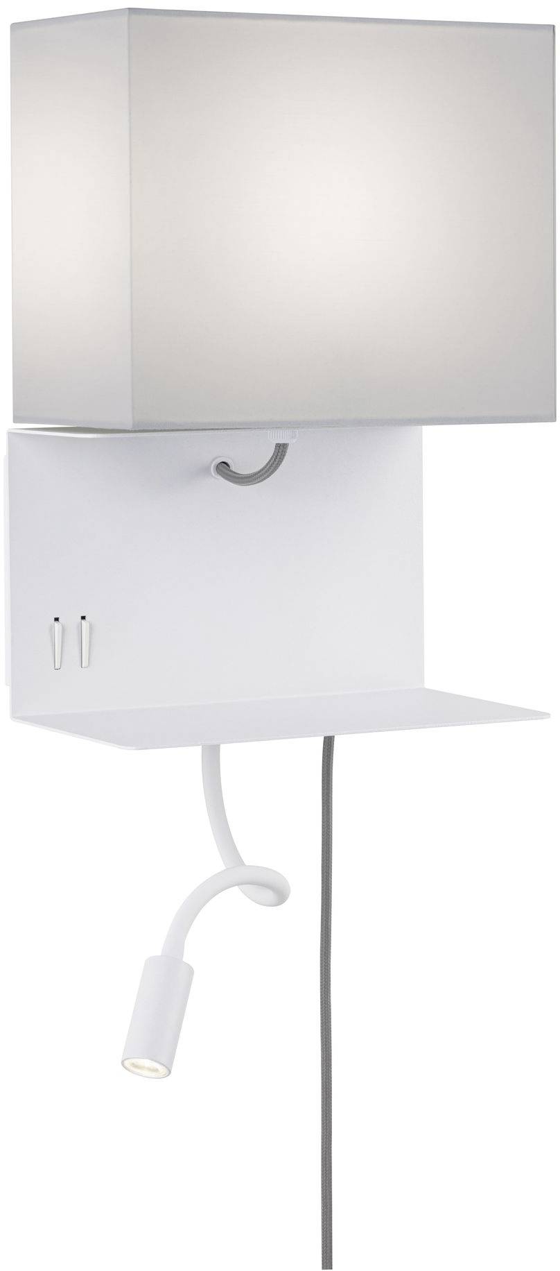 Paulmann Merani 78913 LED-Wandleuchte E27 2.5W LED Grau, Weiß