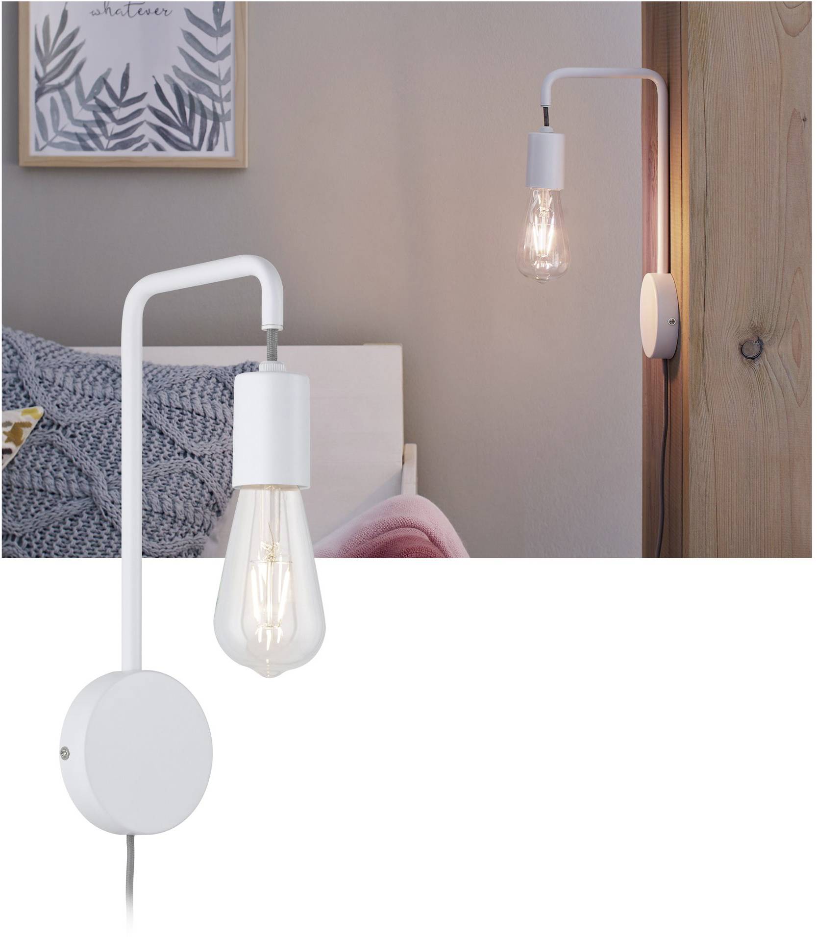 Paulmann Calvani 79811 Wandleuchte E27 LED Weiß