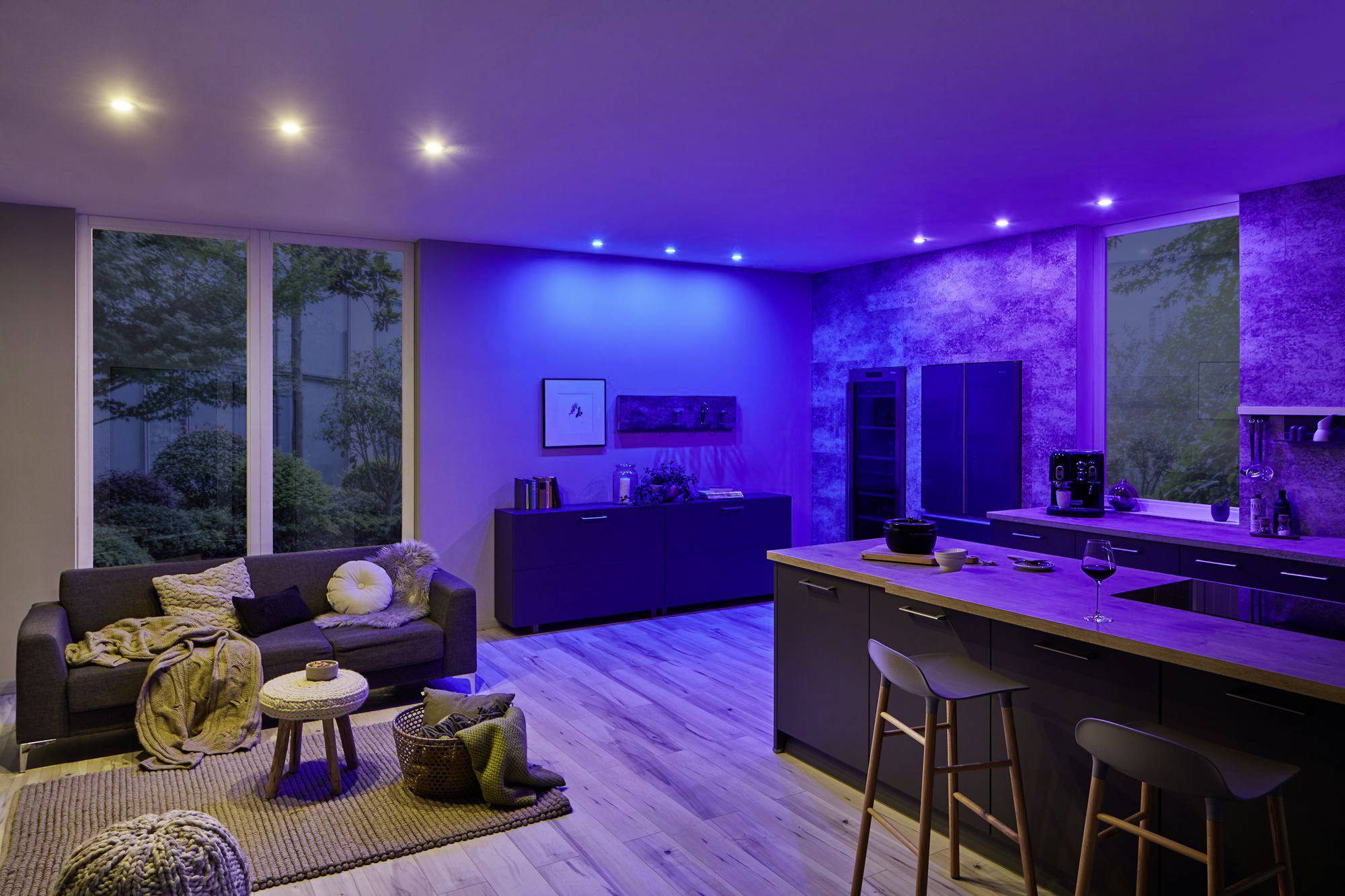 Paulmann 4064161242101 LED-Einbauleuchte 4er Set LED 15.6W Eisen (gebürstet)