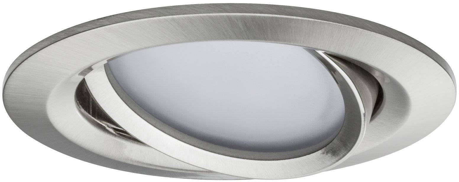 Paulmann 4064161242101 LED-Einbauleuchte 4er Set LED 15.6W Eisen (gebürstet)