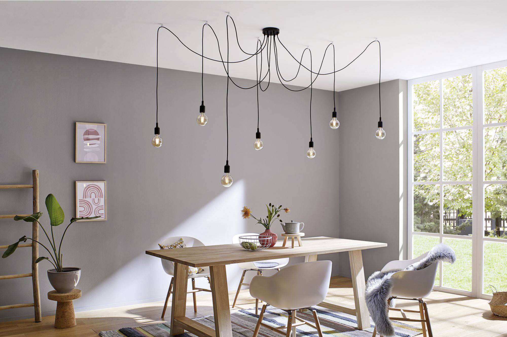 Paulmann Ketil 50390 Pendelleuchte LED E27 Schwarz