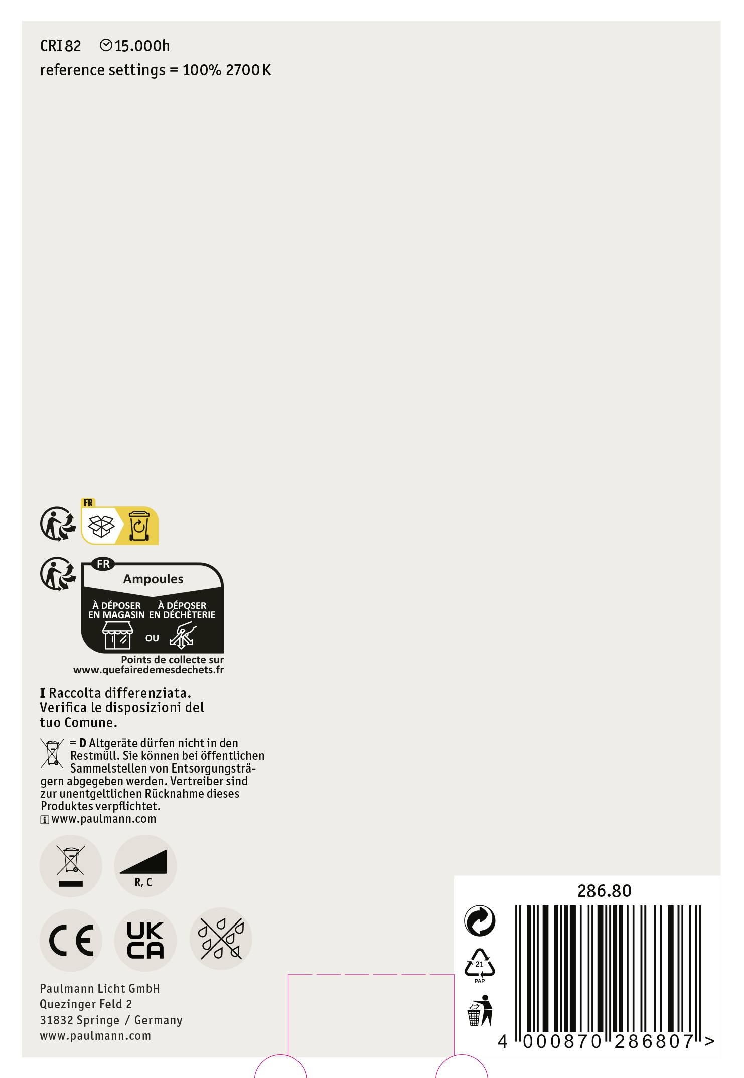 Paulmann 28680 LED EEK F (A - G) E27 Globeform 6.5W = 48W Warmweiß (Ø x H) 125mm x 174mm 1St.