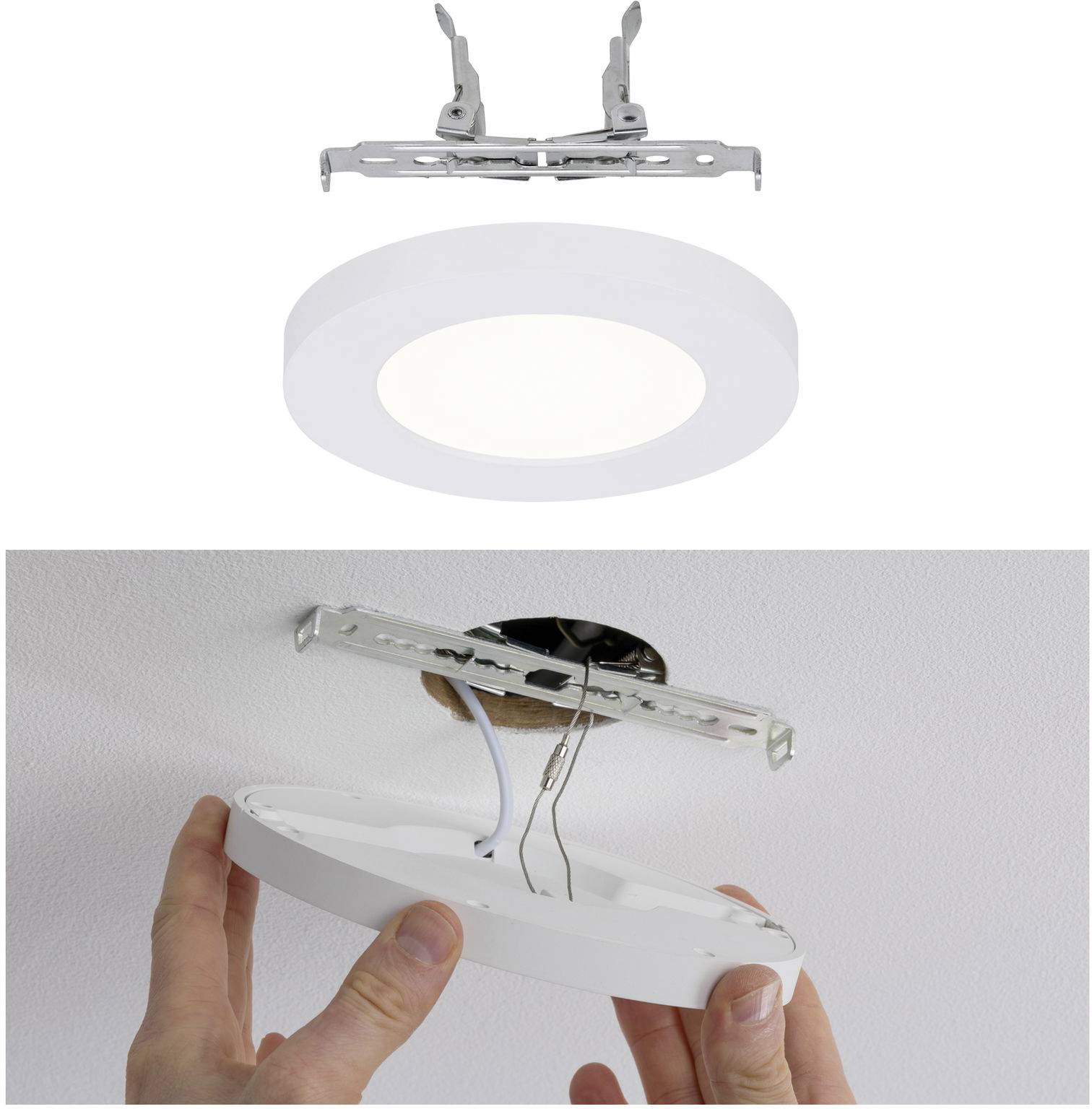 Paulmann 3725 LED-Panel 6W Warmweiß Weiß (matt)