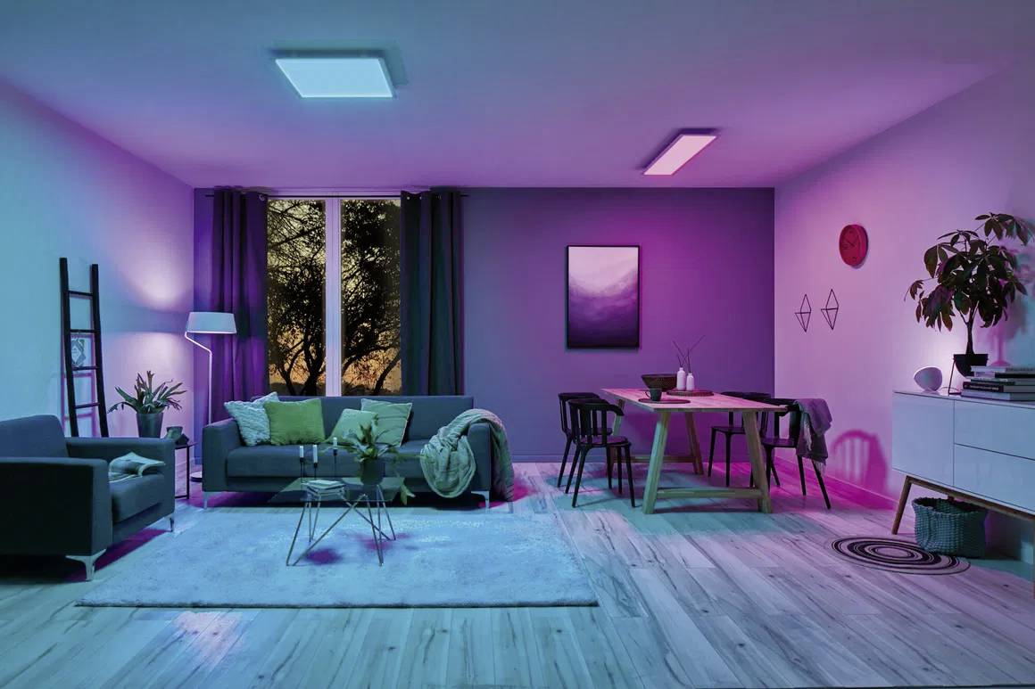 Paulmann Amaris 79810 LED-Panel 35W Warmweiß, RGBW Weiß (matt)