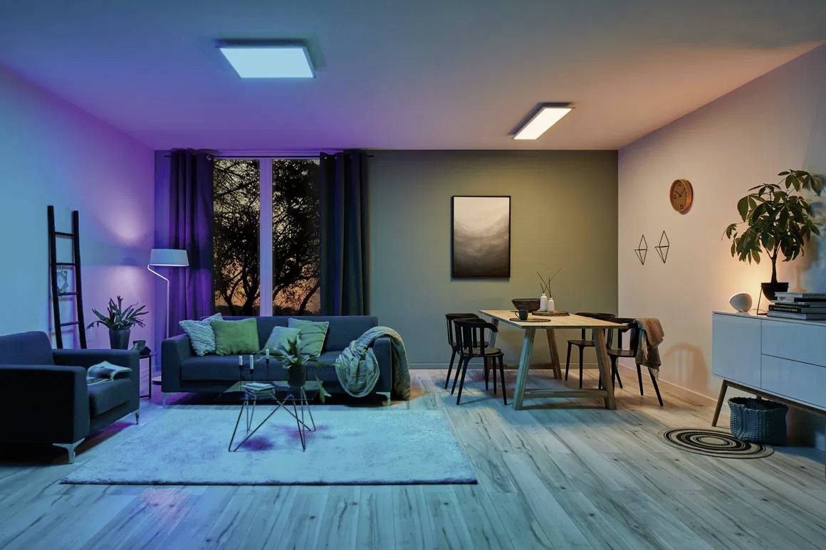 Paulmann Amaris 79810 LED-Panel 35W Warmweiß, RGBW Weiß (matt)