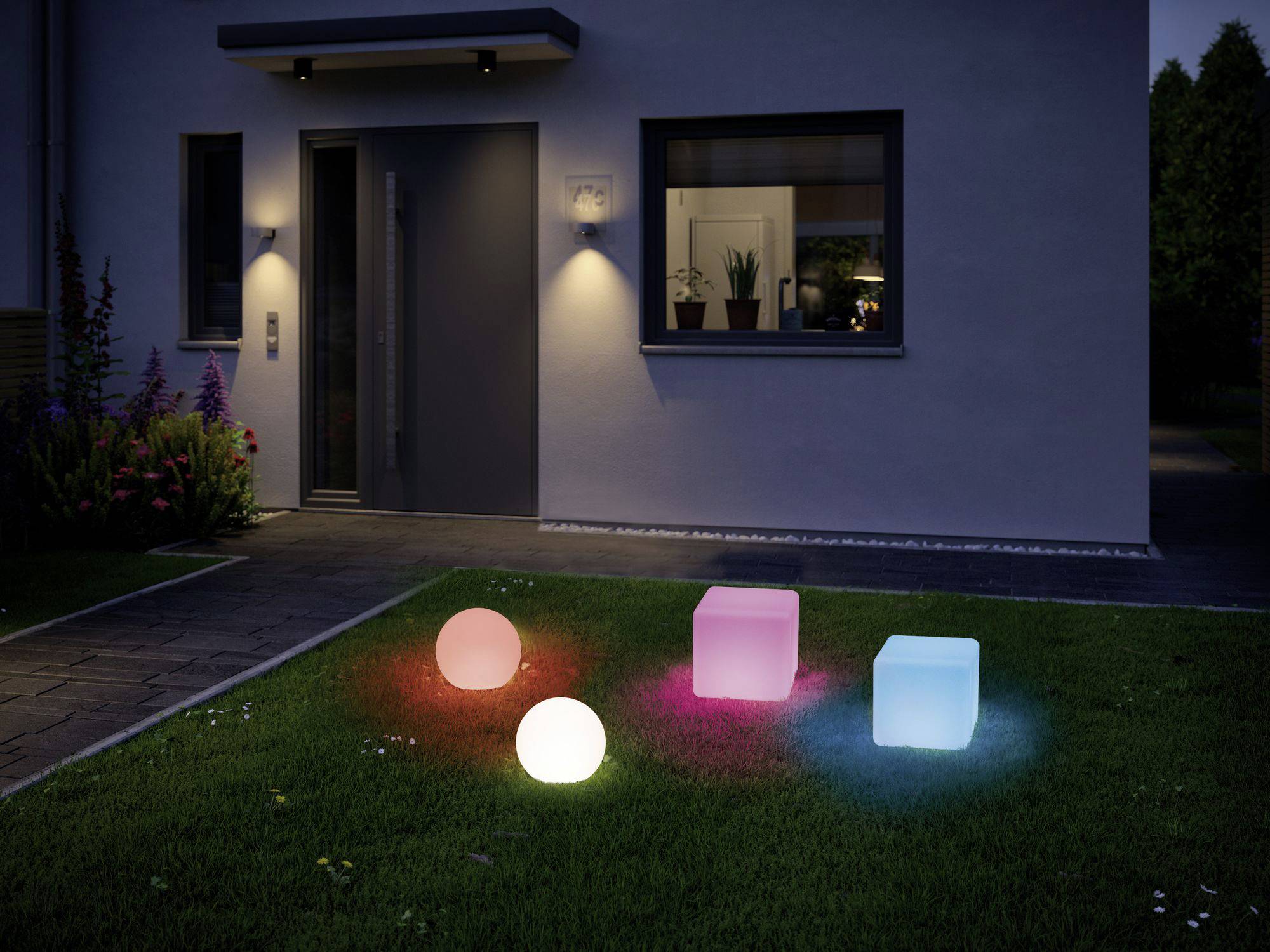 Paulmann Lichtobjekt Globe RGBW 94269 Beleuchtungssystem Plug & Shine ZigBee LED 2.8W Warmweiß Weiß