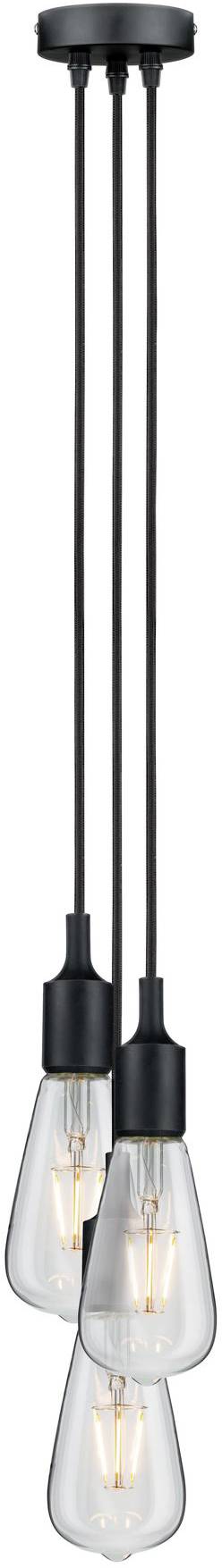 Paulmann Ketil 50382 Pendelleuchte LED E27 Schwarz