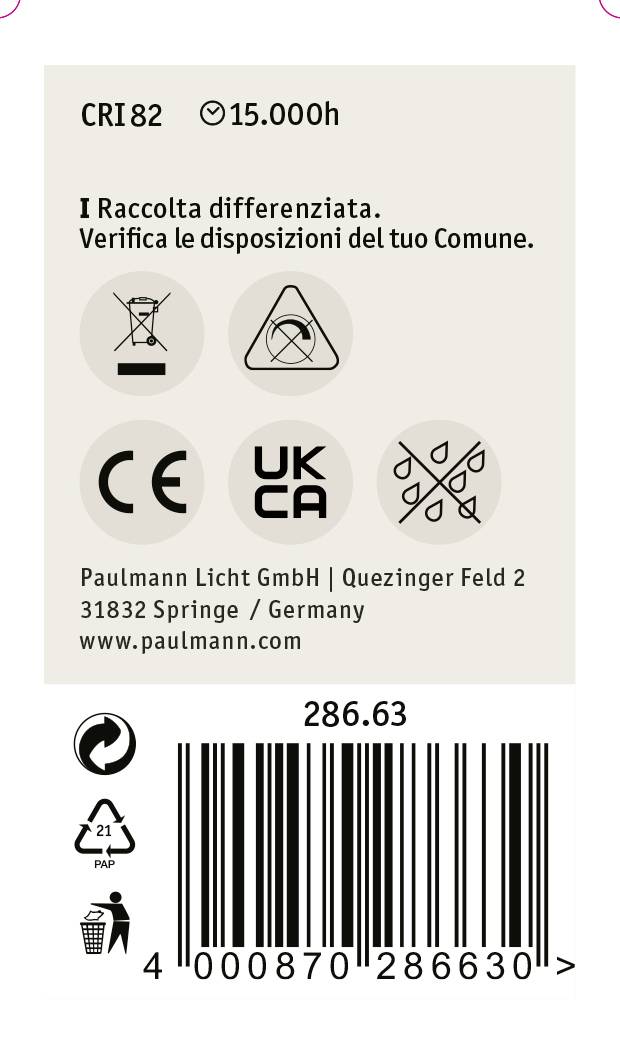 Paulmann 28663 LED EEK G (A - G) E14 Tropfenform 2.6W = 22W Warmweiß (Ø x H) 45mm x 78mm 1St.