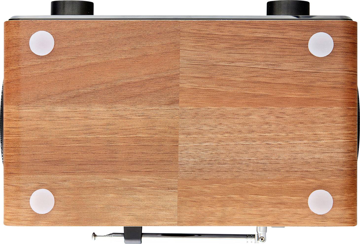 Albrecht DR 865 Tischradio DAB+, UKW AUX Barrierefrei, Inkl. Fernbedienung, Tastensperre, Weckfunktion Holz (dunkel)