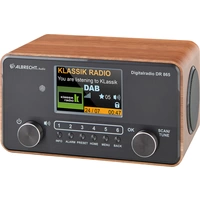 Albrecht DR 865 Tischradio DAB+, UKW AUX Barrierefrei, Inkl. Fernbedienung, Tastensperre, Weckfunktion Holz (dunkel) Albrecht DR 865 Tischradio DAB+, UKW AUX Barrierefrei, Inkl. Fernbedienung, Tastensperre, Weckfunktion Holz (dunkel)