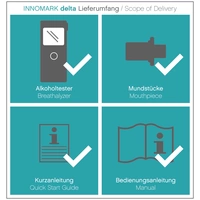 ACE INNOMARK delta Alkoholtester Schwarz 0.07 bis 4.00 ‰ inkl. Display ACE INNOMARK delta Alkoholtester Schwarz 0.07 bis 4.00 ‰ inkl. Display