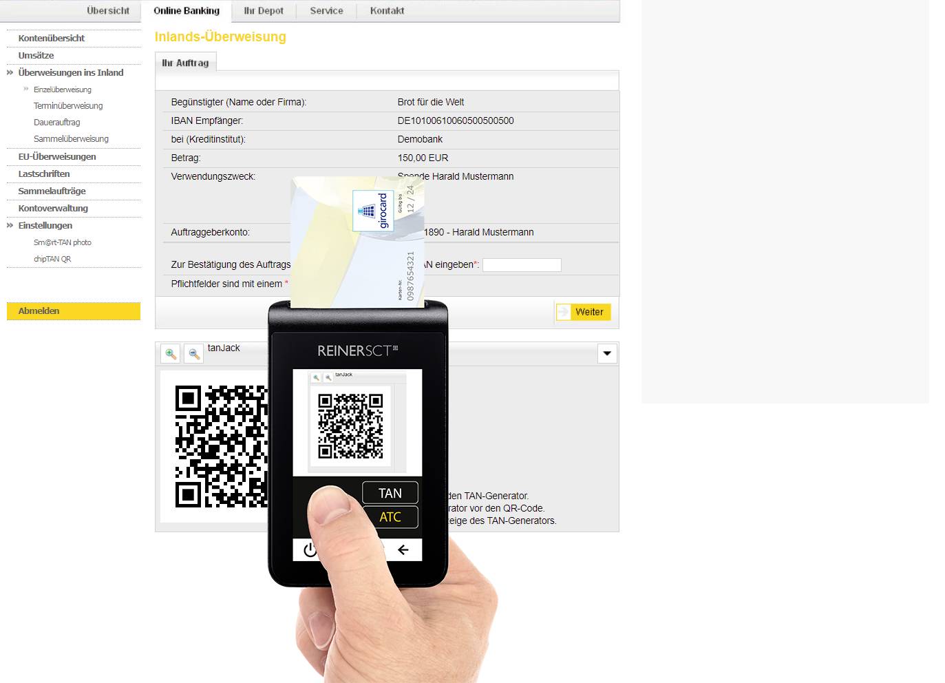 REINER SCT tanJack deluxe TAN-Generator