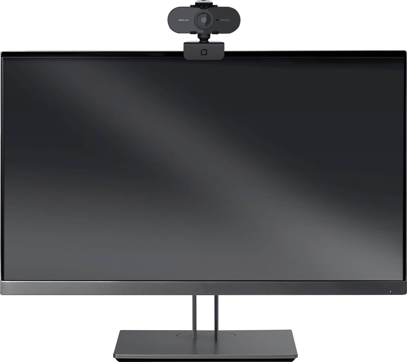 Dicota Webcam PRO Plus Full HD Full HD-Webcam 1920 x 1080 Pixel Klemm-Halterung