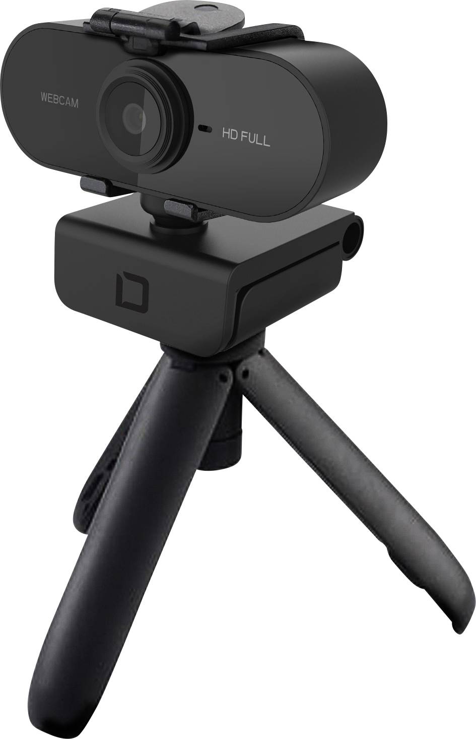 Dicota Webcam PRO Plus Full HD Full HD-Webcam 1920 x 1080 Pixel Klemm-Halterung