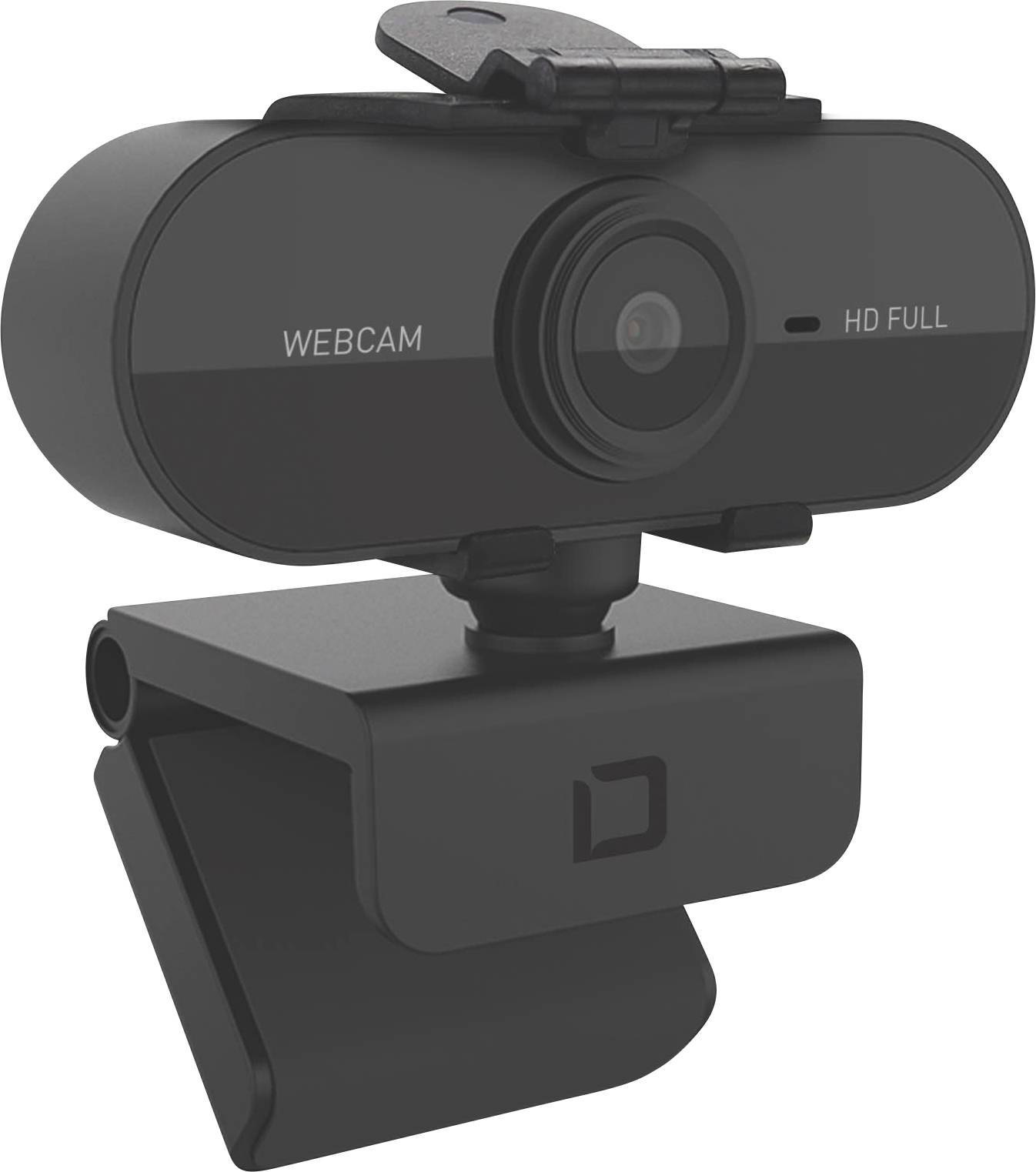 Dicota Webcam PRO Plus Full HD Full HD-Webcam 1920 x 1080 Pixel Klemm-Halterung