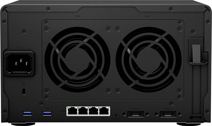 Synology DiskStation DS1621+ NAS-Server Gehäuse 6 Bay Hardware-Verschlüsselung, Geplantes EIN/Ausschalten, Aufwachen bei LAN-/WAN-Verbindung, eSAT